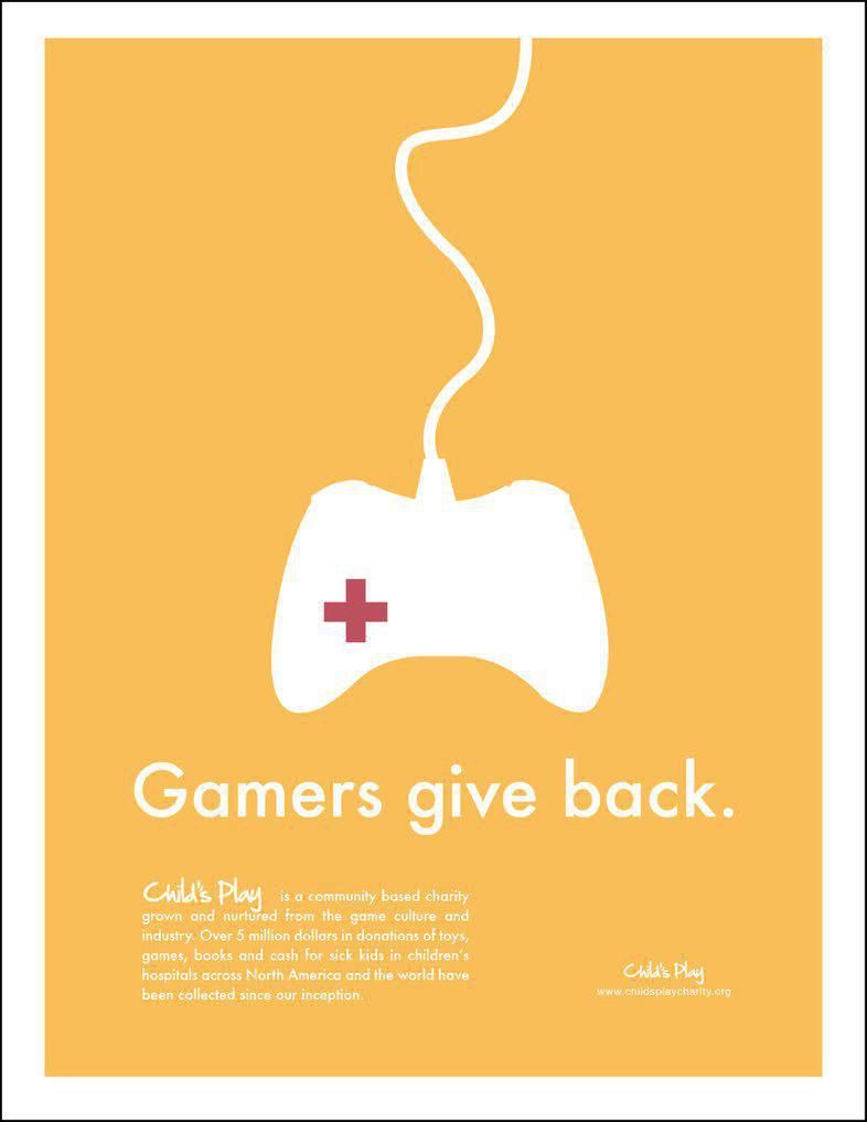 Give my game. Creative poster Charity. Charity advertisement. Charity advertising. Kids Creative ads.