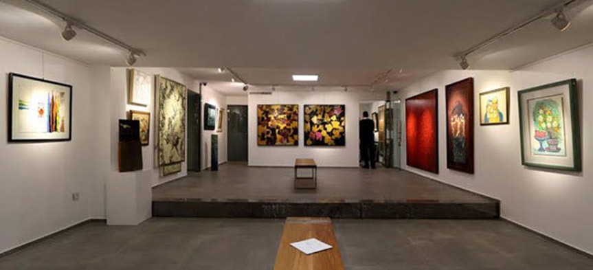 حراج آثار گالری مژده به نفع زلزله زدگان کرمانشاه