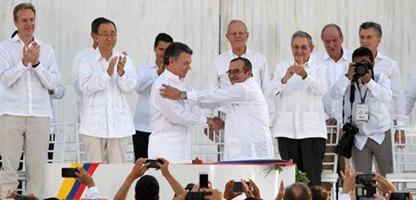 رییس جمهوری کلمبیا برنده جایزه صلح نوبل 2016 شد.