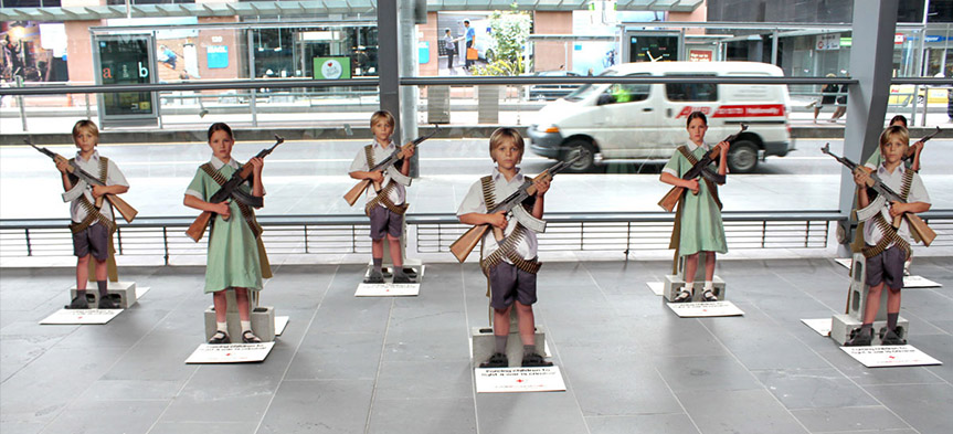 اقدام جالب سازمان صلیب سرخ استرالیا برای مبارزه با خشونت