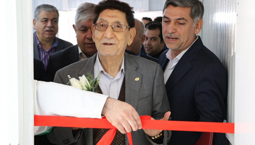 افتتاح سالن انتظار خیر ساز آزمایشگاه شبکه بهداشت و درمان باوی